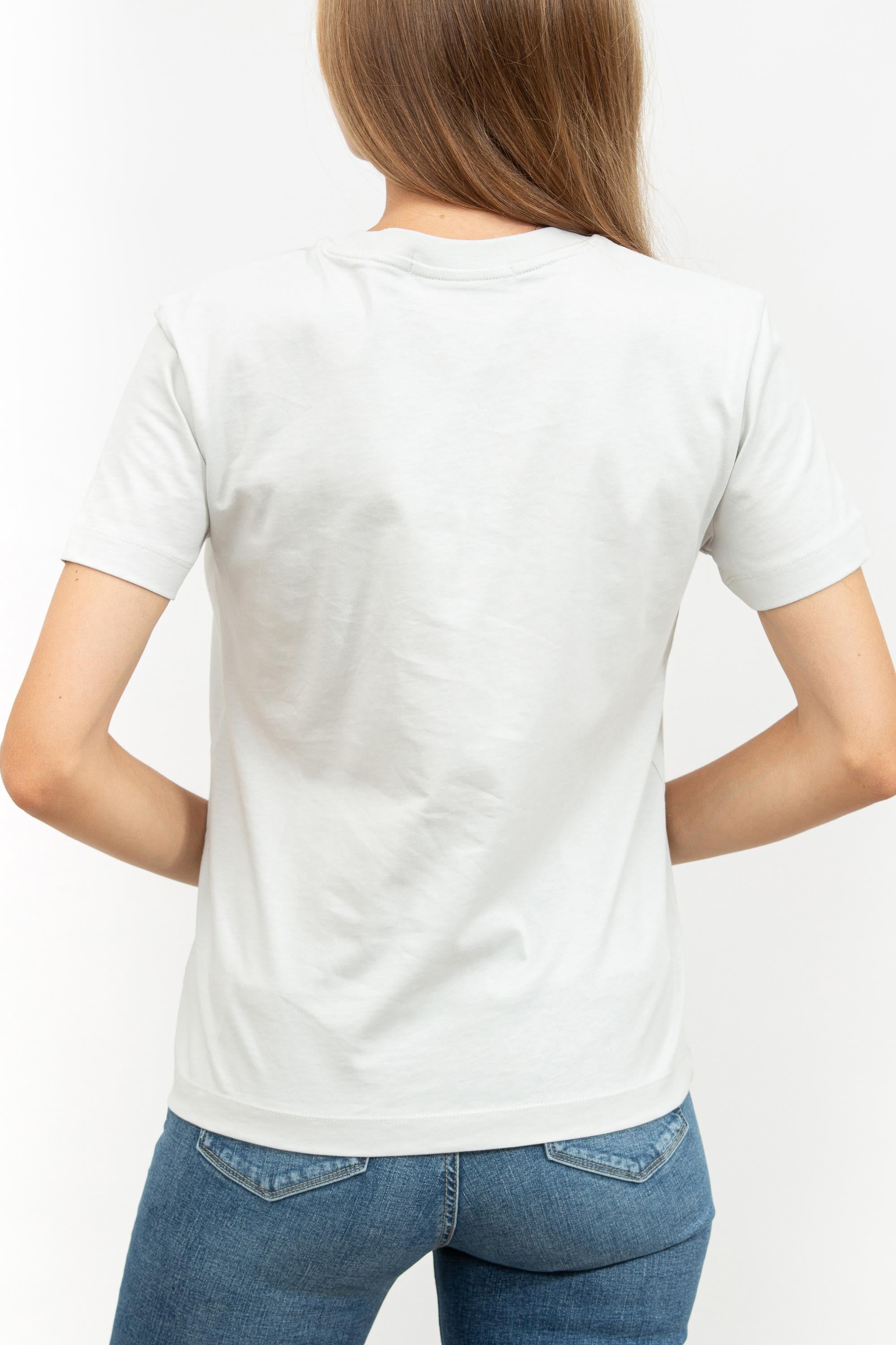 Calvin Klein Diffused Monologo Kadın Bisiklet Yaka T-Shirt