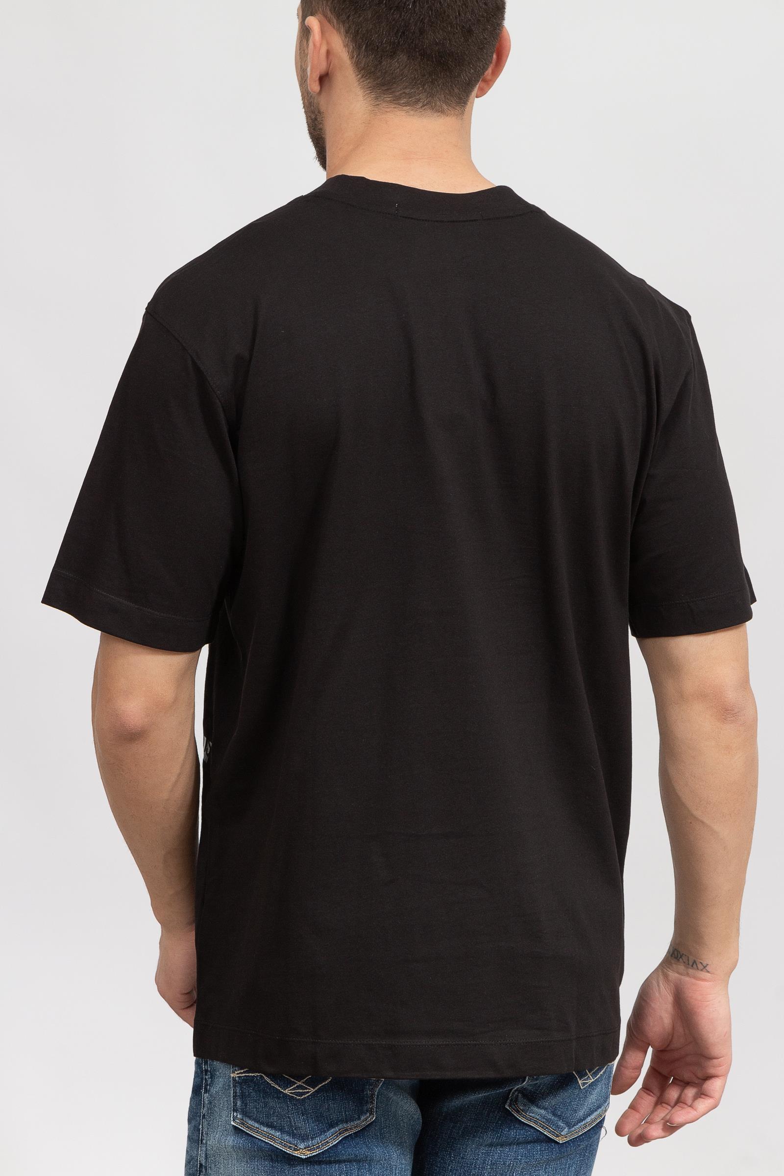 Calvin Klein Disrupted Lacquer Logo Erkek Bisiklet Yaka T-Shirt