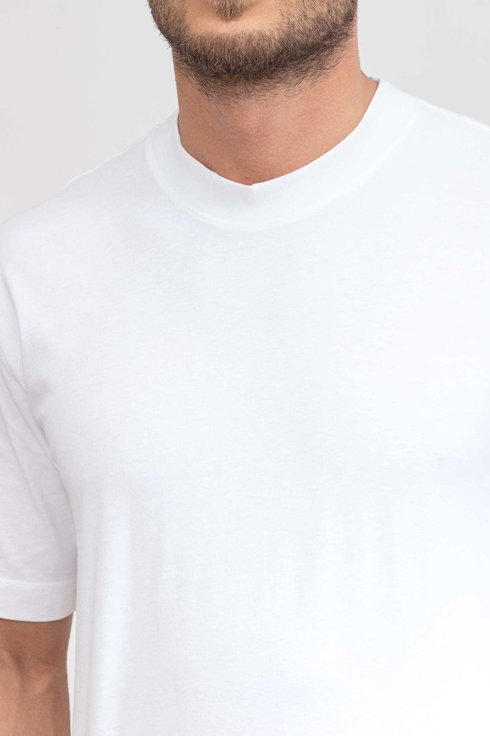 Calvin Klein Disrupted Lacquer Logo Erkek Bisiklet Yaka T-Shirt