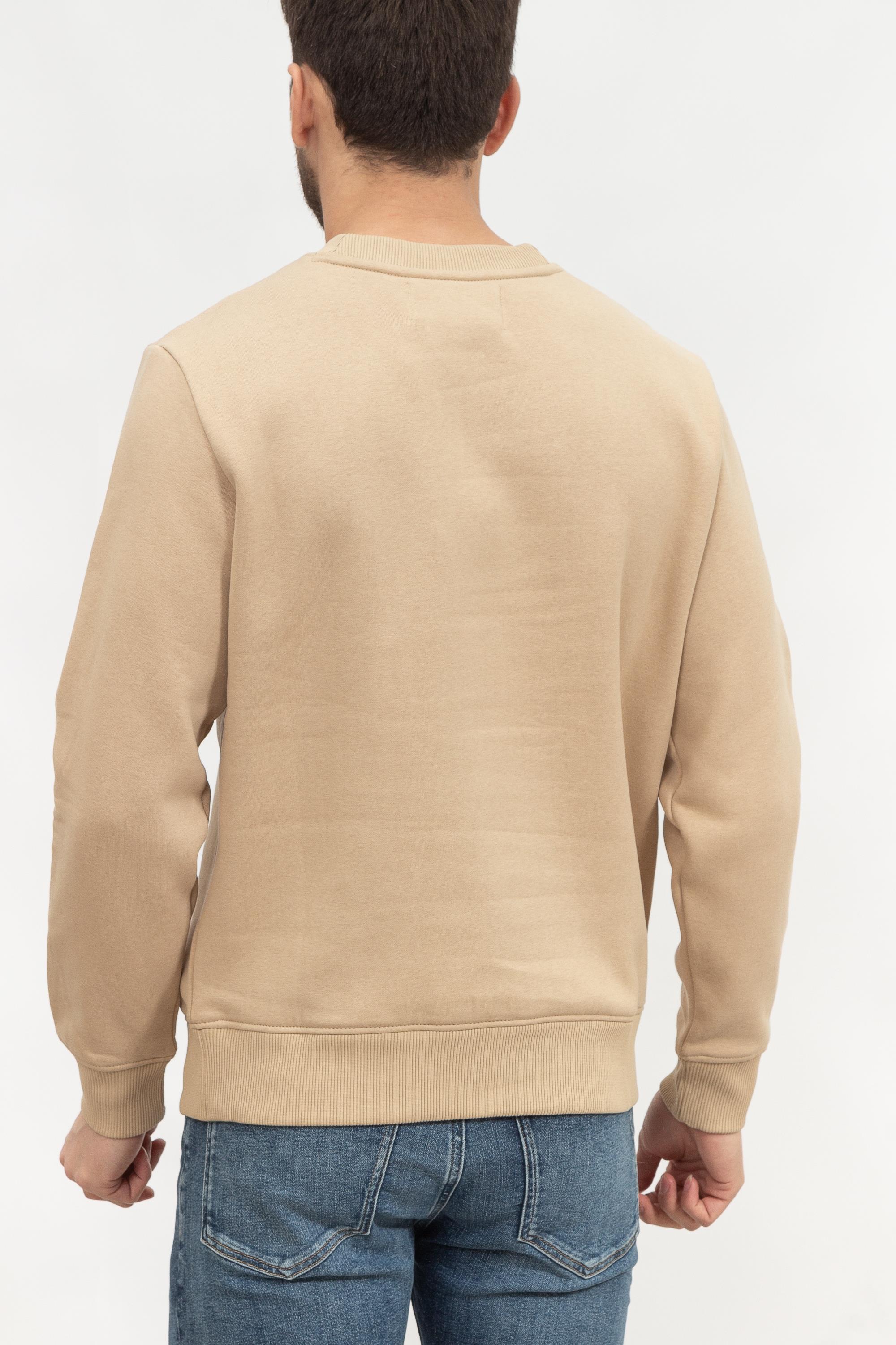 Calvin Klein Disrupted Monologo Crew Neck Erkek Bisiklet Yaka Sweatshirt