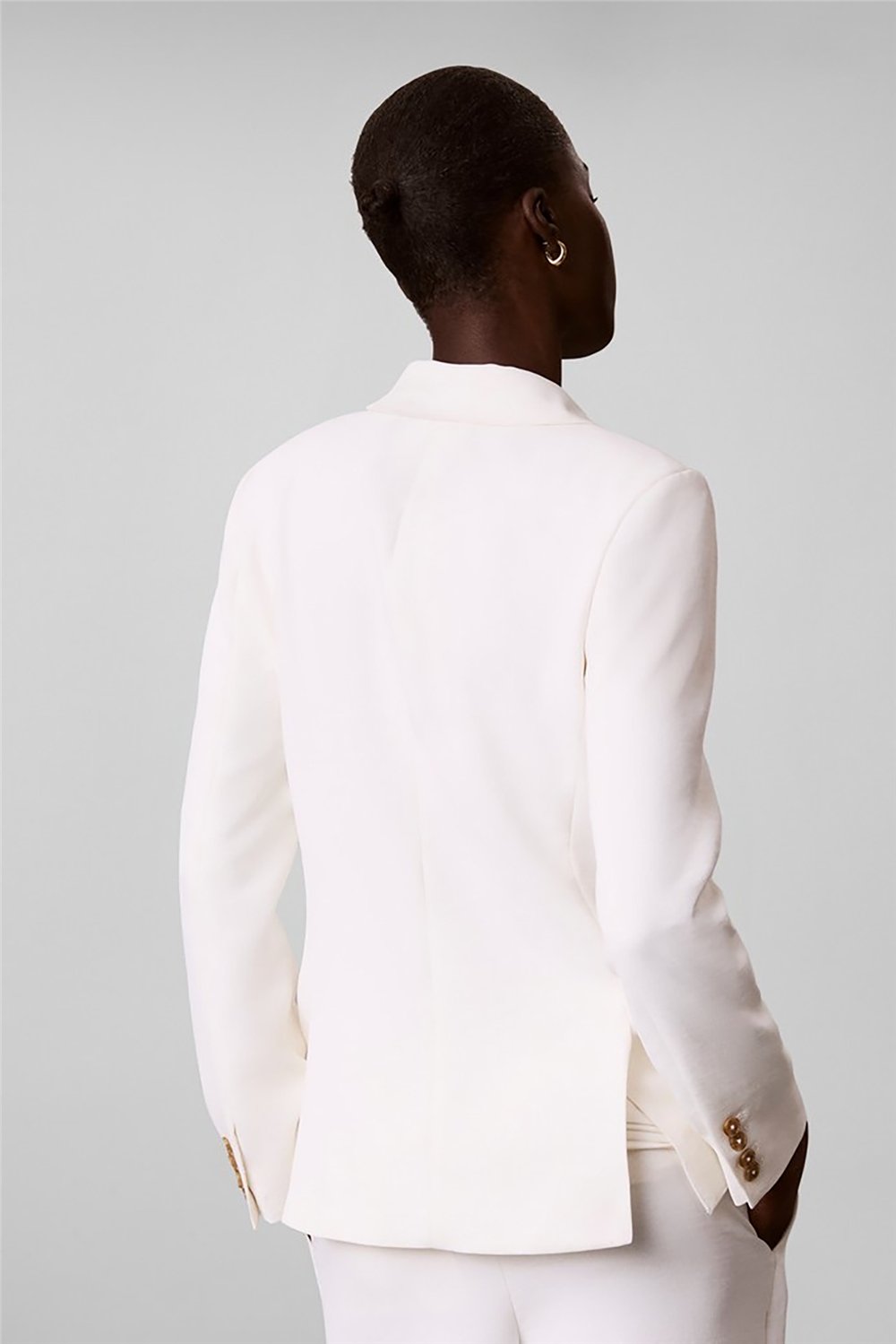 Calvin Klein Effortless Crepe Dbl Brestd Blzr Kadın Blazer Ceket