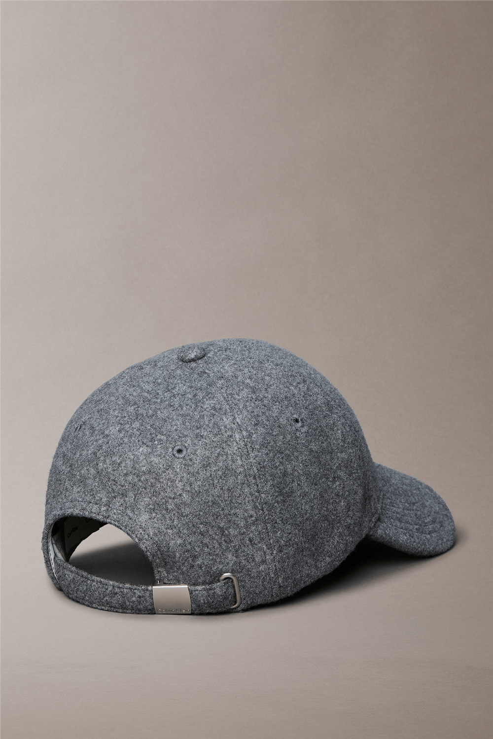 Calvin Klein Emb Titlecase Logo Felt Cap Erkek Baseball Şapka Gri