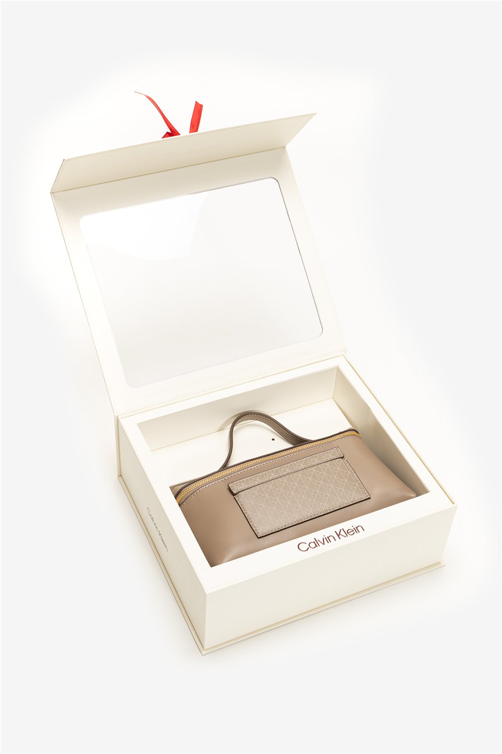 Calvin Klein Emblem Aop Beauty Case Giftset Kadın Makyaj Çantası