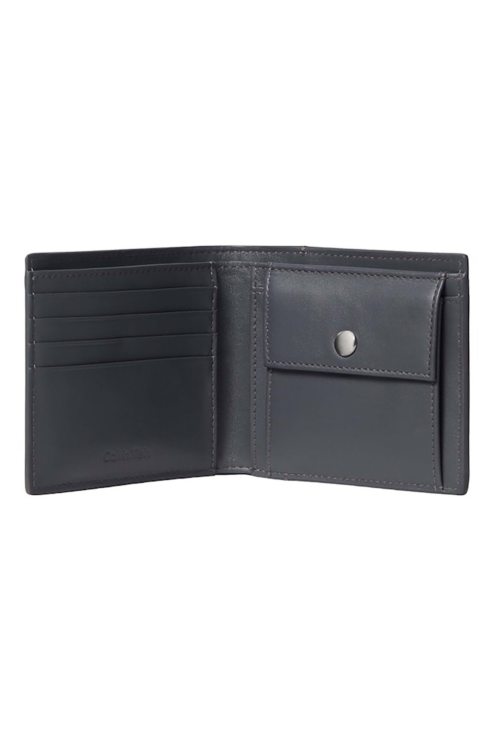 Calvin Klein Emblem Aop Coated Ew Card Case Erkek Kartlık Gri