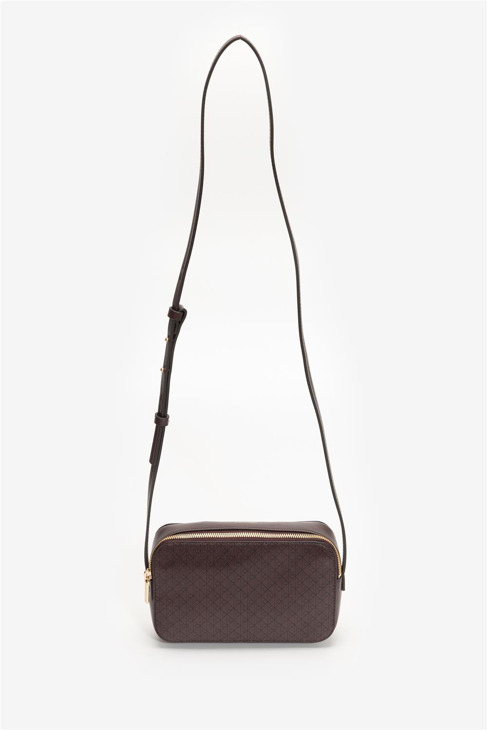 Calvin Klein Emblem Aop Elongated Kadın Mini Omuz Çantası