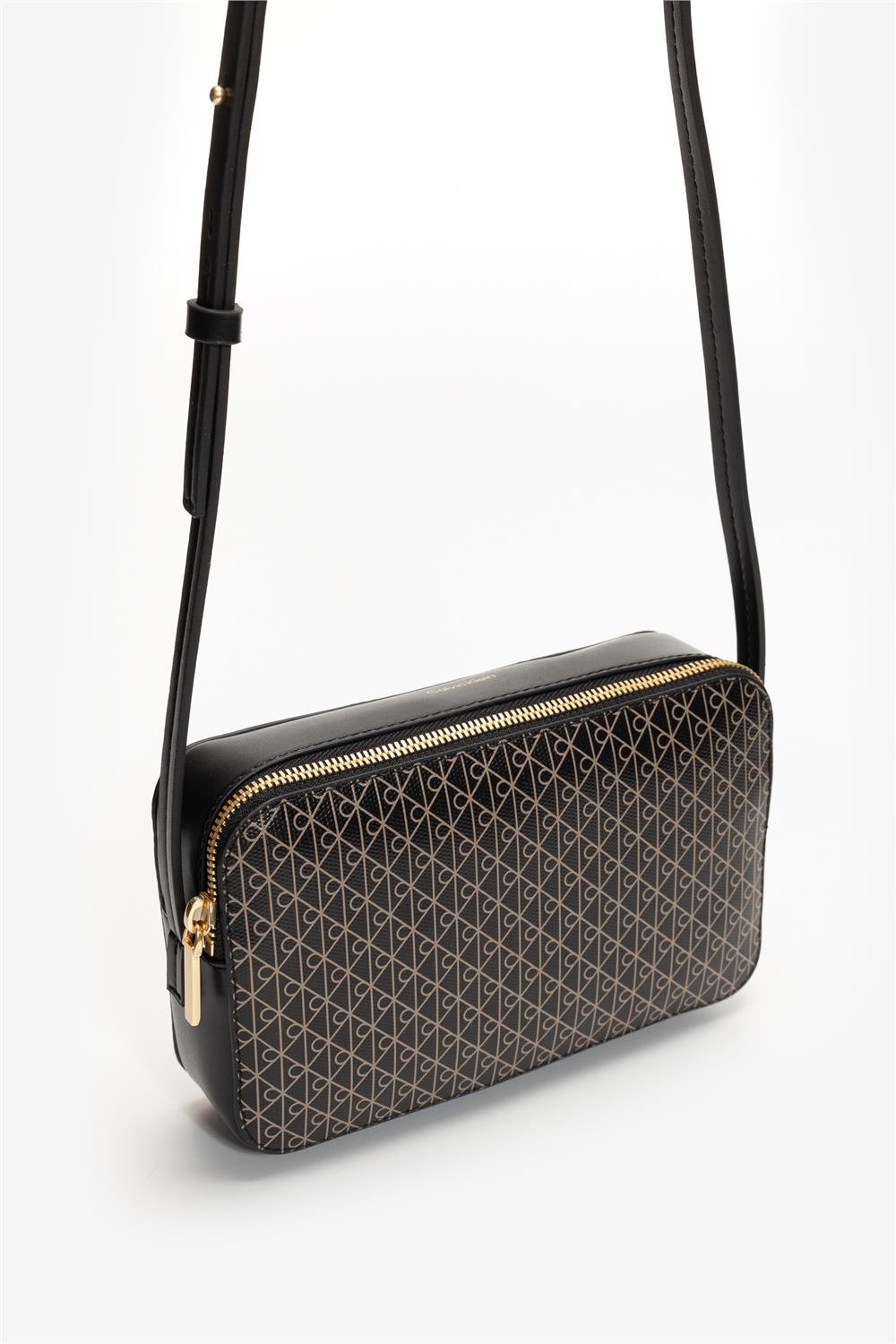 Calvin Klein Emblem Aop Elongated Kadın Mini Omuz Çantası