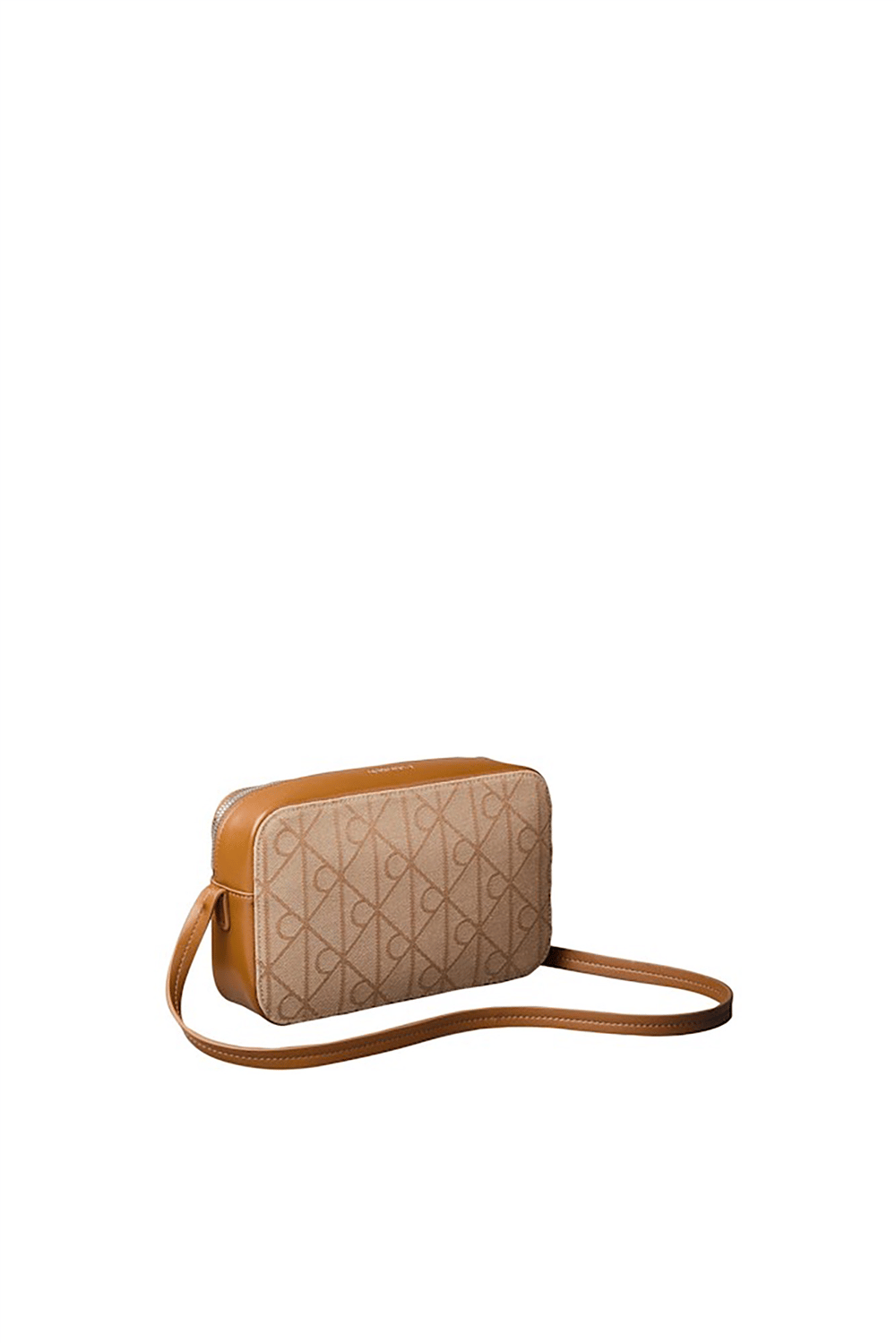 Calvin Klein Emblem Aop Jacquard Camera Bag Kadın Mini Omuz Çantası