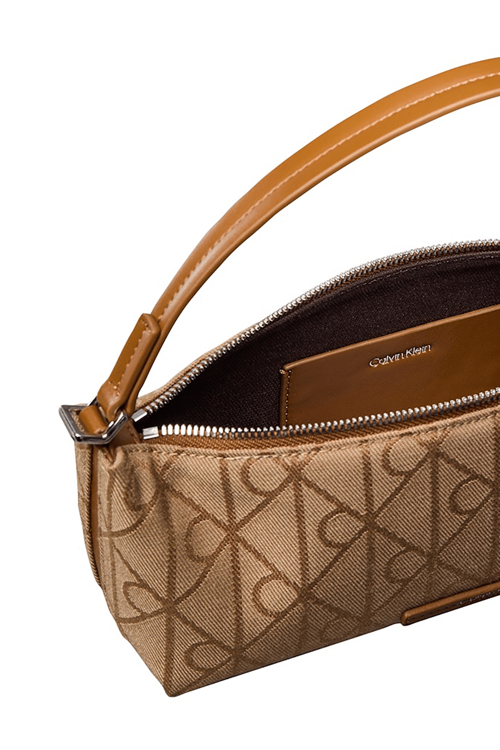 Calvin Klein Emblem Aop Jacquard Conv Bag Kadın Omuz Çantası