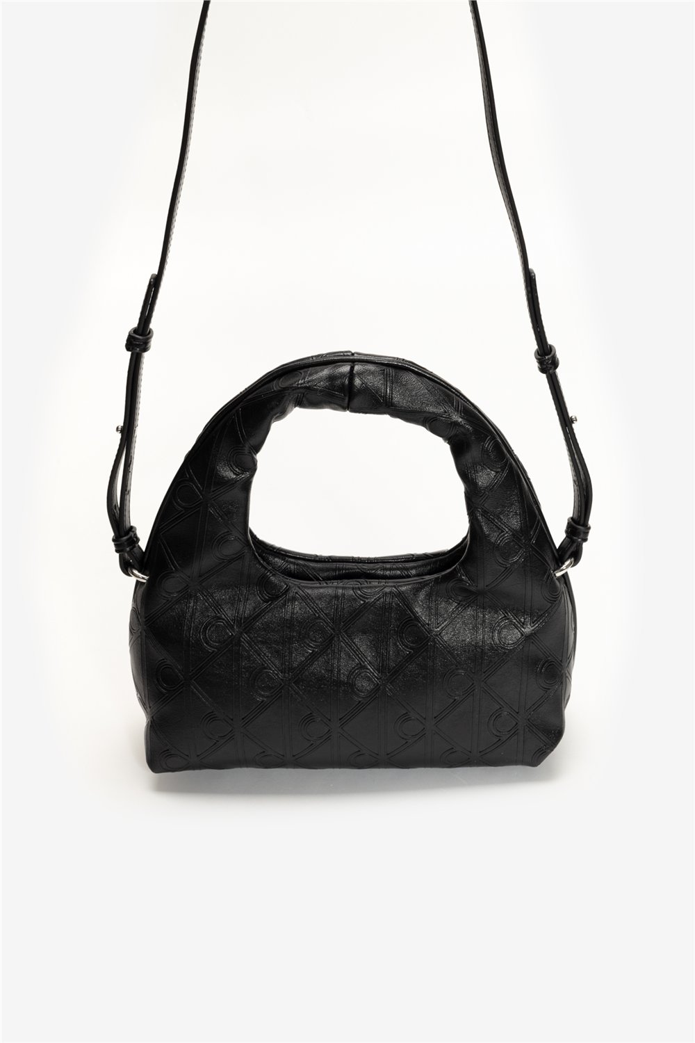Calvin Klein Emblem Aop Puffer Bag With Strap Kadın Mini Omuz Çantası