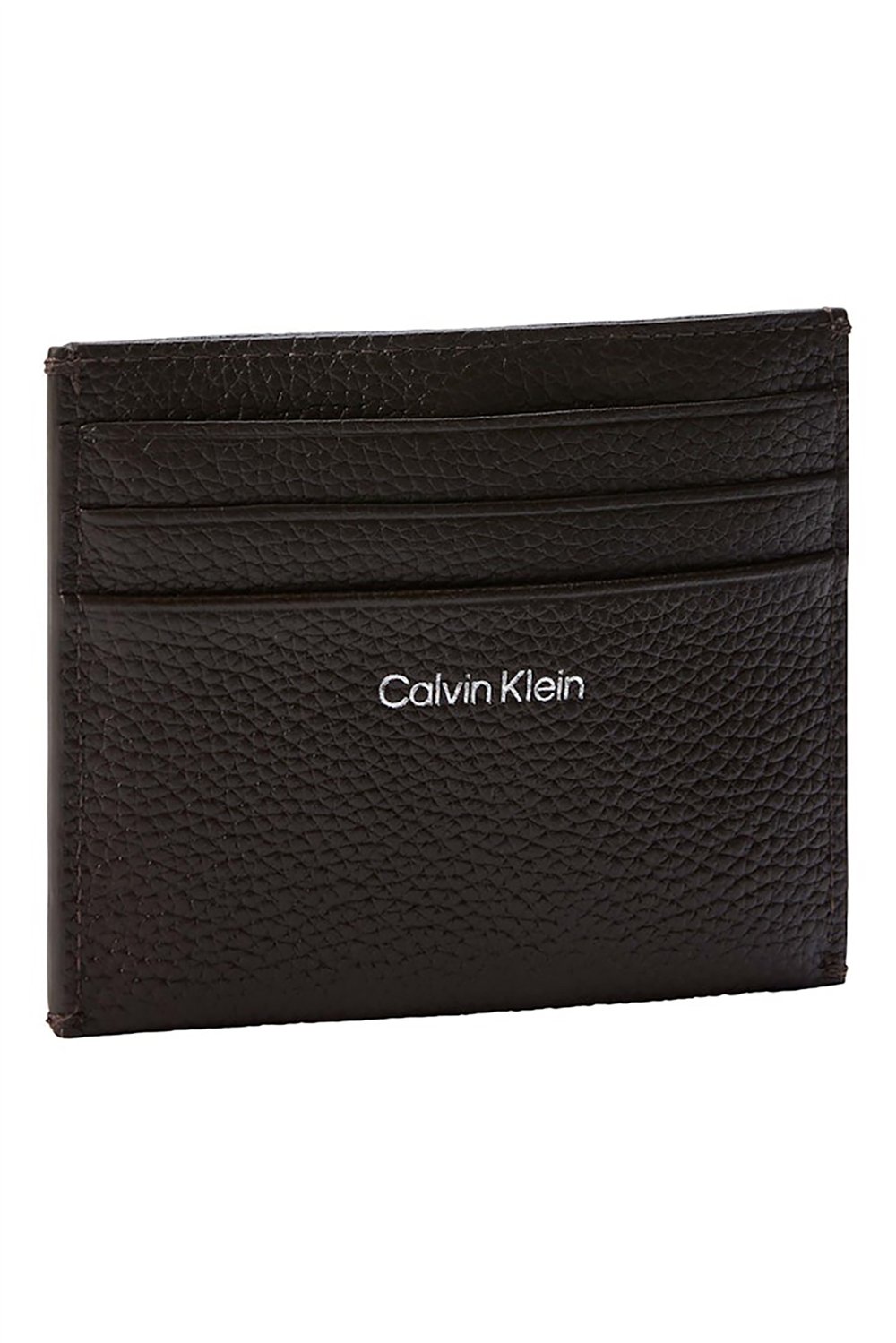 Calvin Klein Emblem Hw Pebble Cardholder Kadın Kartlık Kahverengi