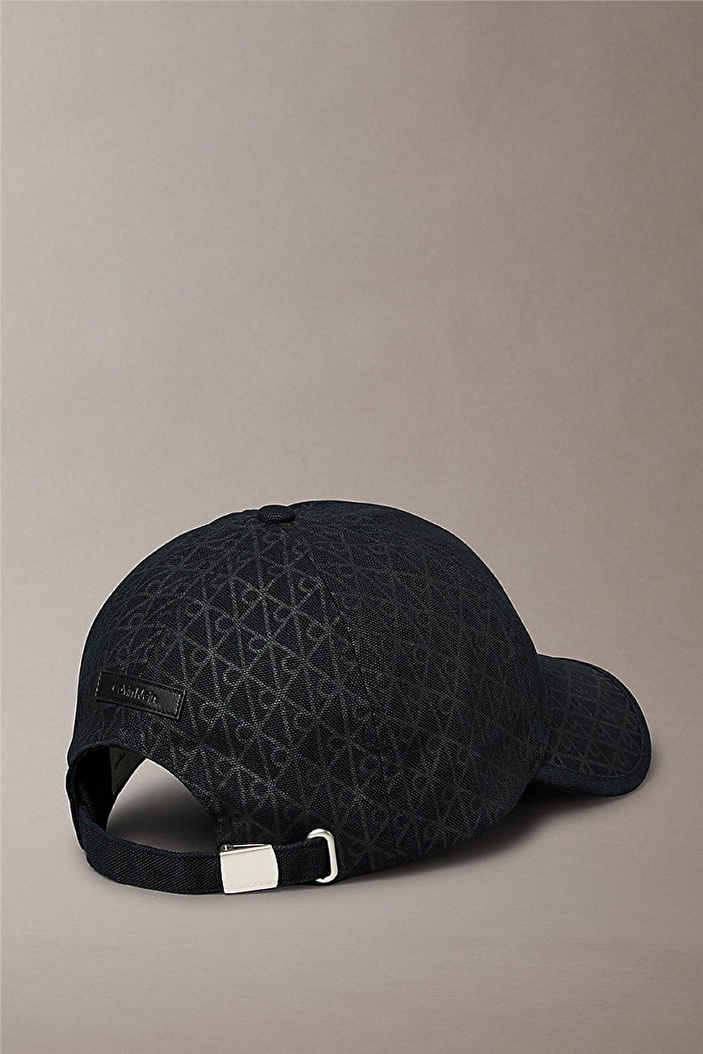 Calvin Klein Emblem Print W Leather Patch Cap Erkek Baseball Şapka