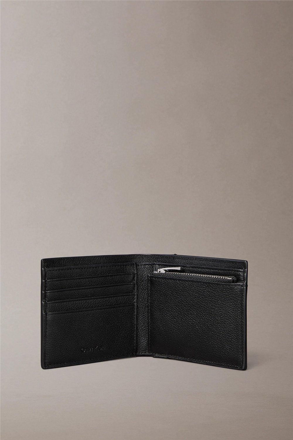Calvin Klein Emblm Aop Emb Billfold W Coin Erkek Cüzdan Siyah