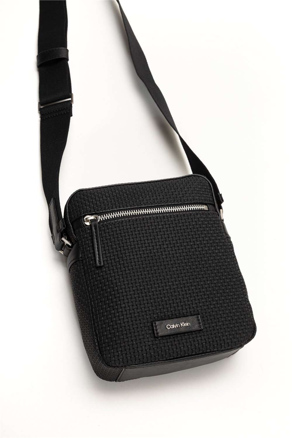 Calvin Klein Embossed Woven Reporter Erkek Reporter Çanta