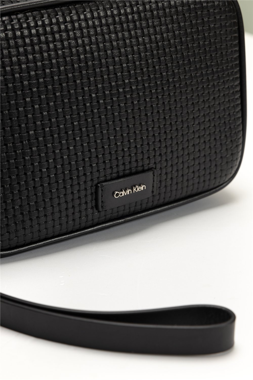 Calvin Klein Embossed Woven Zip Pouch Erkek Cüzdan