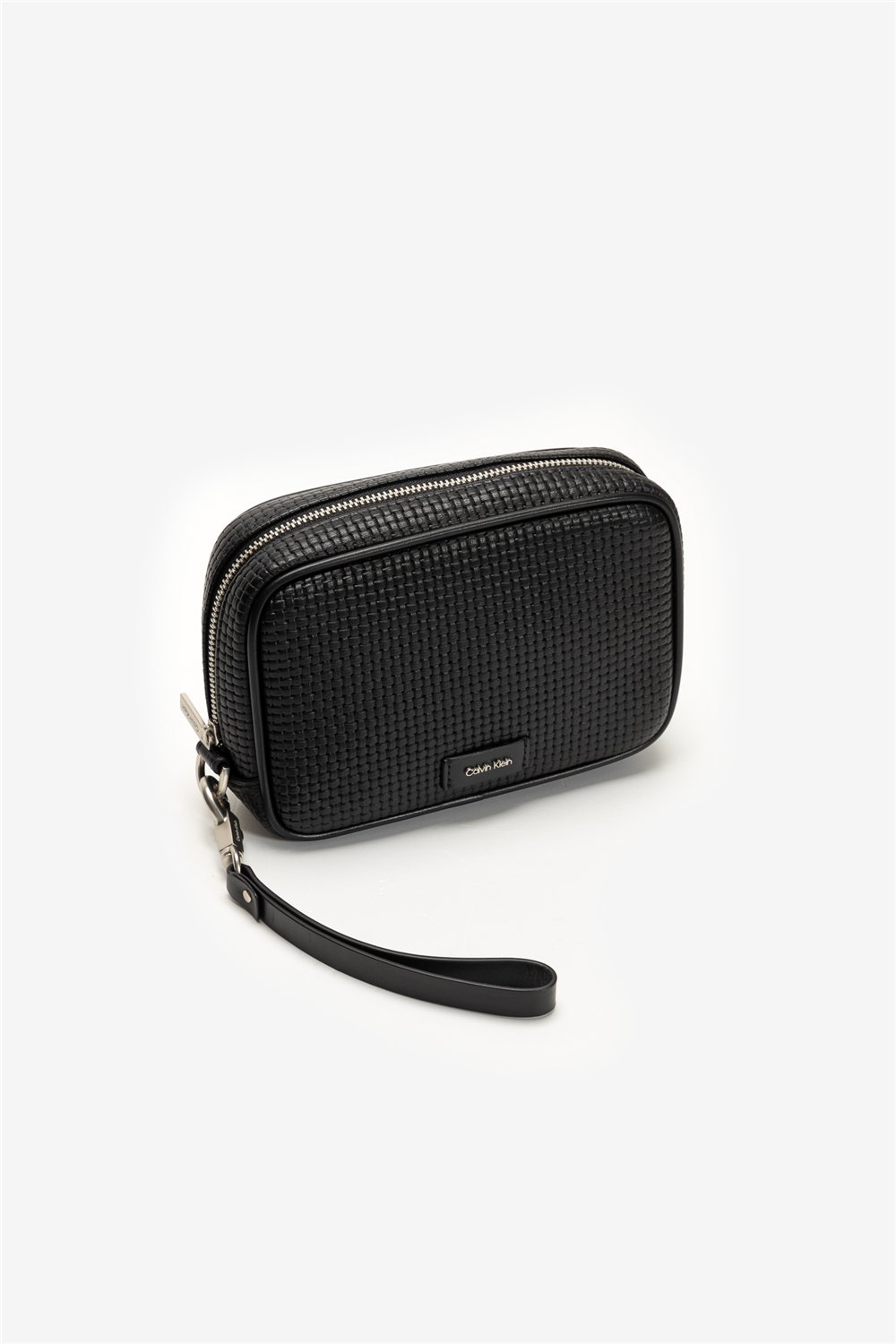 Calvin Klein Embossed Woven Zip Pouch Erkek Cüzdan
