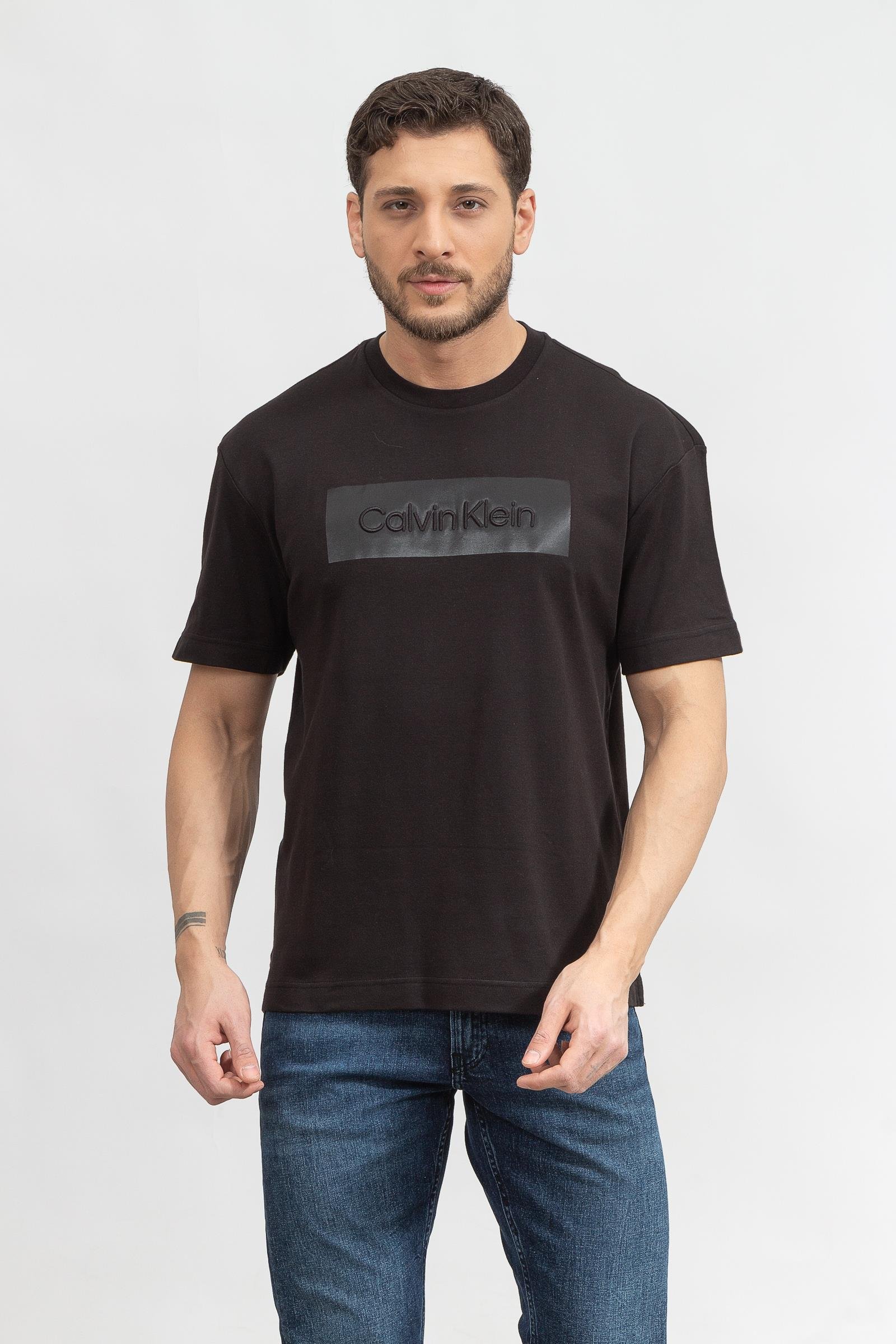 Calvin Klein Embroidered Comfort Erkek Bisiklet Yaka T-Shirt