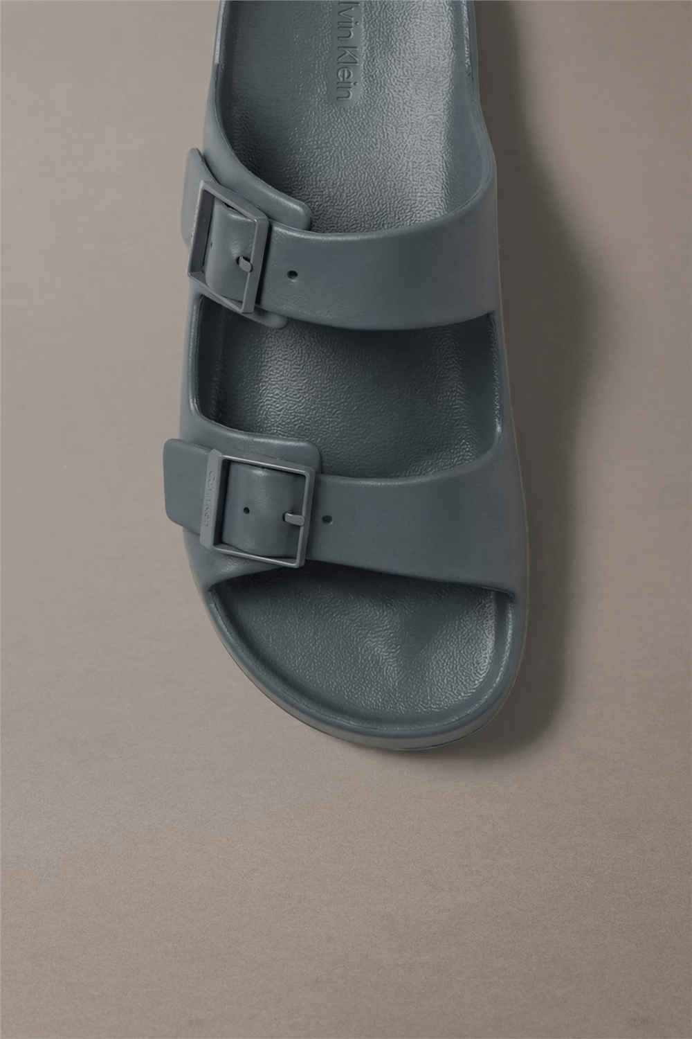 Calvin Klein Ergon Eva Double Bar Erkek Sandalet Gri