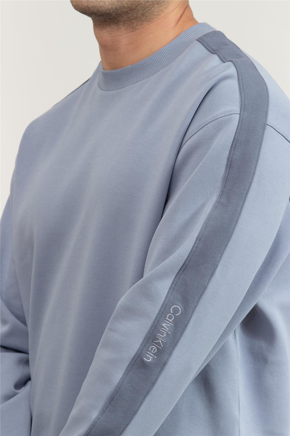 Calvin Klein Erkek Bisiklet Yaka Sweatshirt