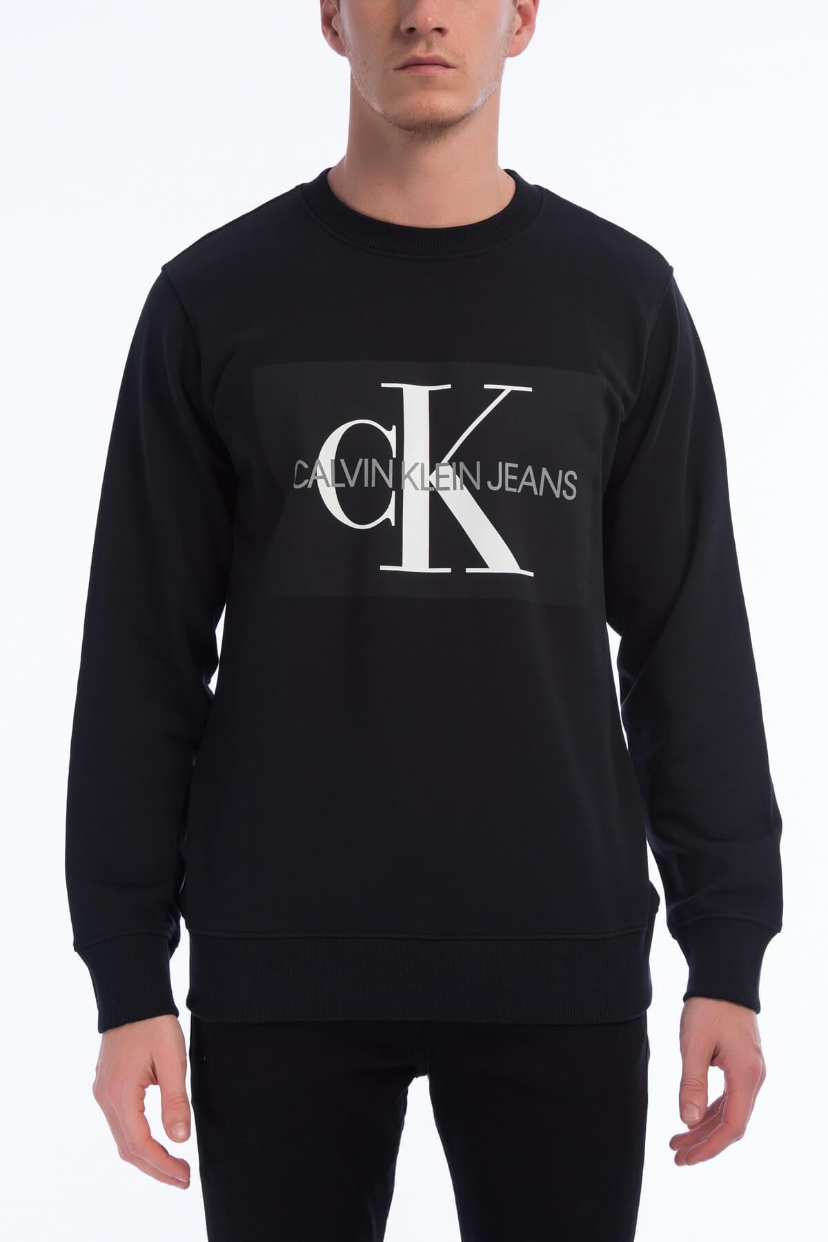 Calvin Klein Erkek Bisiklet Yaka Sweatshirt