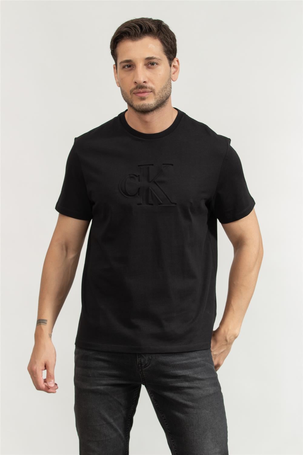 Calvin Klein Erkek Bisiklet Yaka T-Shirt
