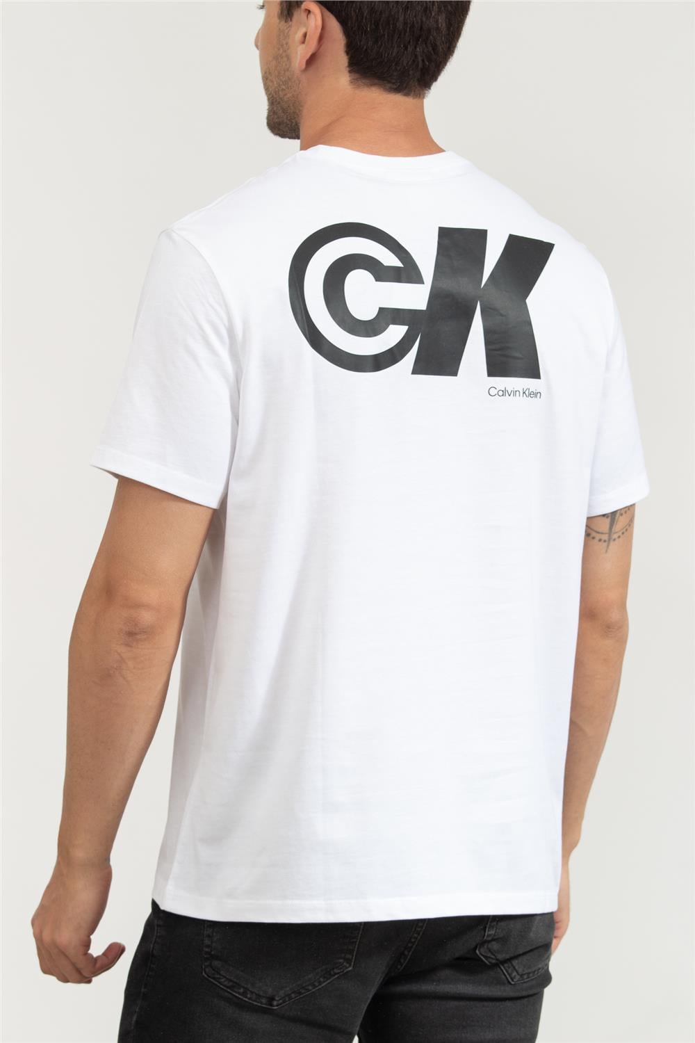 Calvin Klein Erkek Bisiklet Yaka T-Shirt