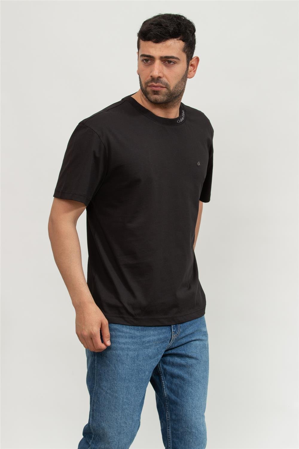 Calvin Klein Erkek Bisiklet Yaka T-Shirt