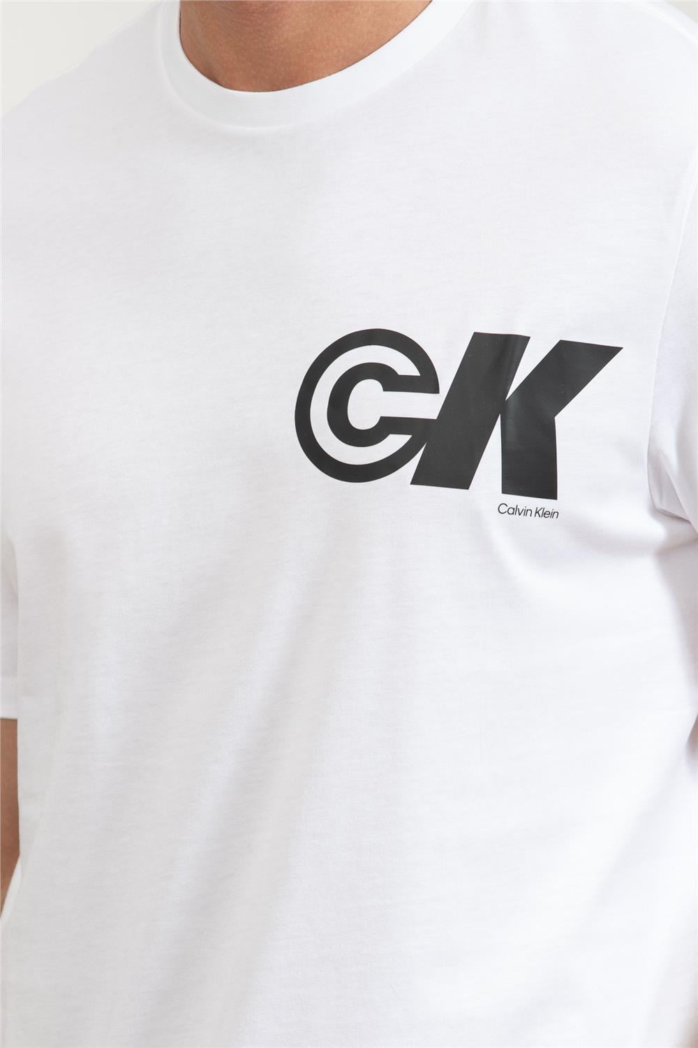 Calvin Klein Erkek Bisiklet Yaka T-Shirt