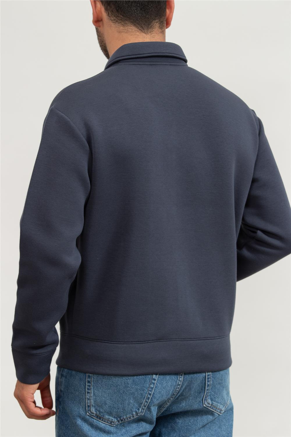Calvin Klein Erkek Fermuarlı Sweatshirt