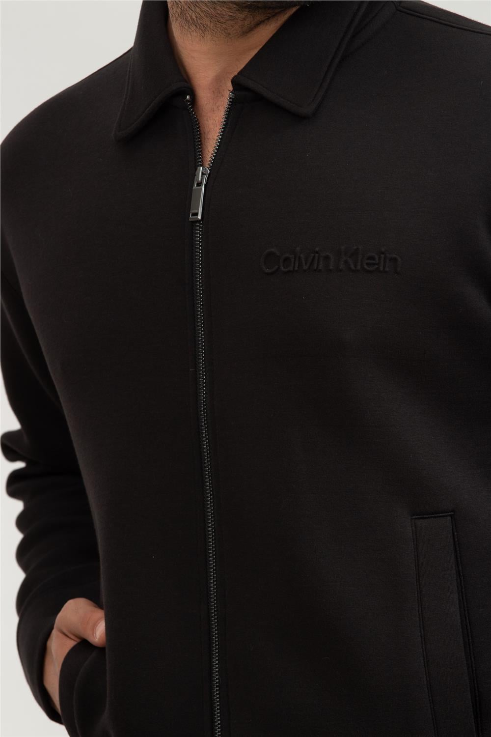 Calvin Klein Erkek Fermuarlı Sweatshirt