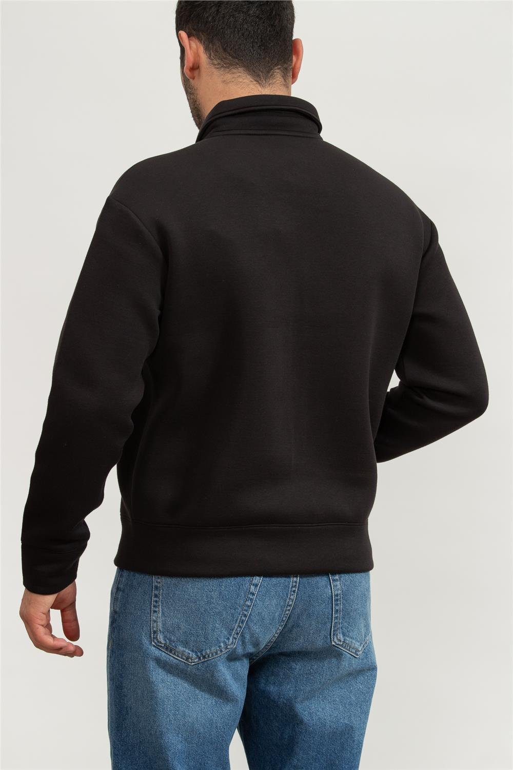 Calvin Klein Erkek Fermuarlı Sweatshirt