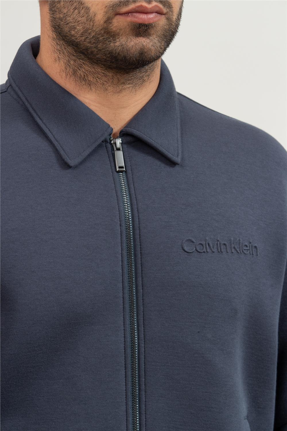 Calvin Klein Erkek Fermuarlı Sweatshirt