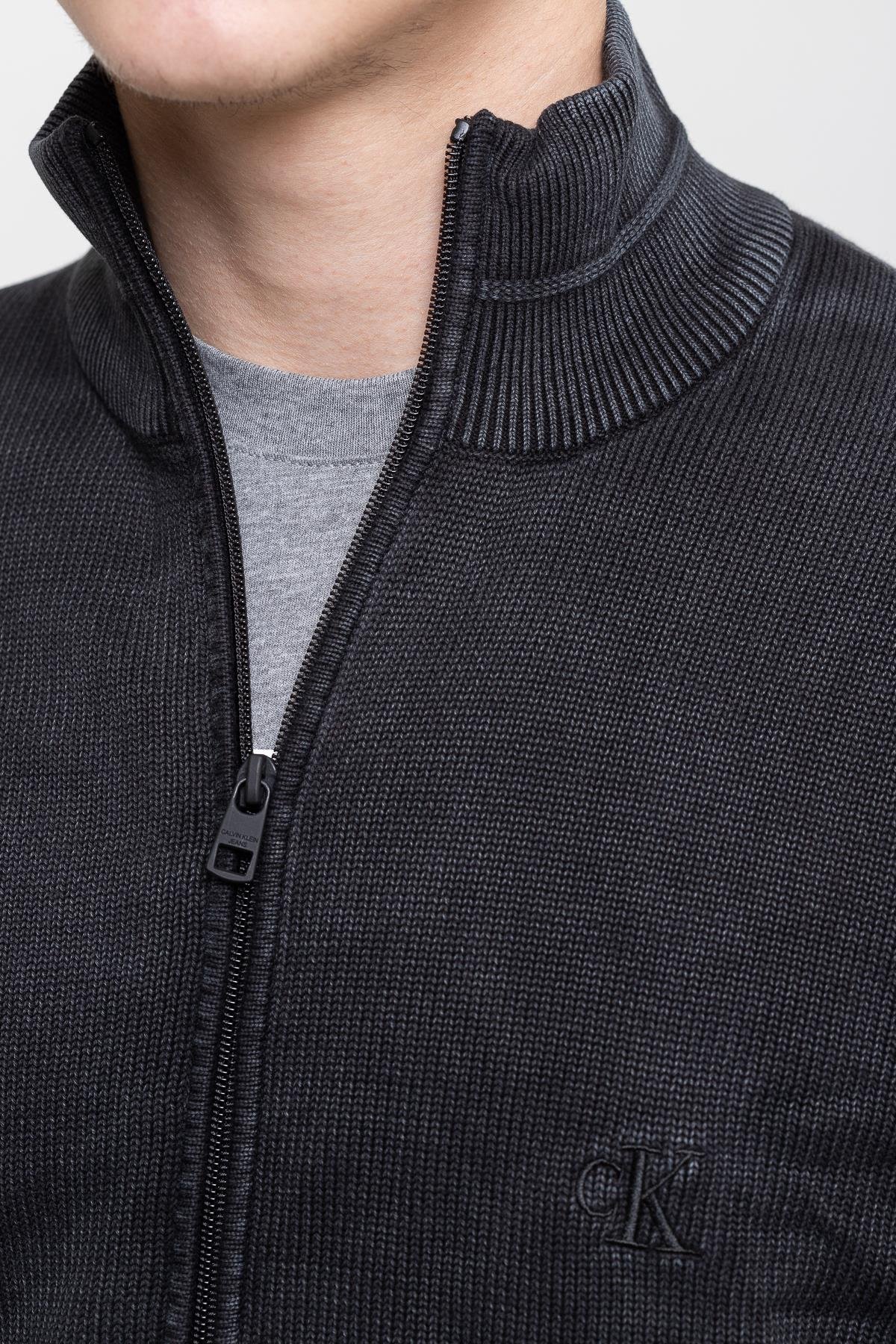 Calvin Klein Erkek Fermuarlı Sweatshirt