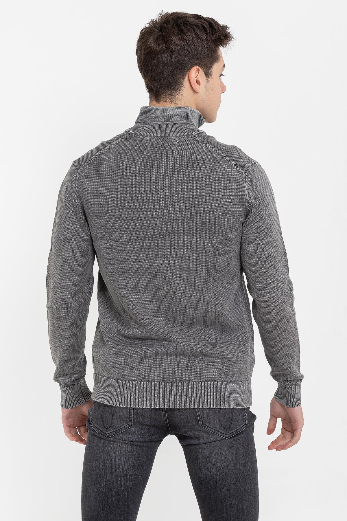 Calvin Klein Erkek Fermuarlı Sweatshirt