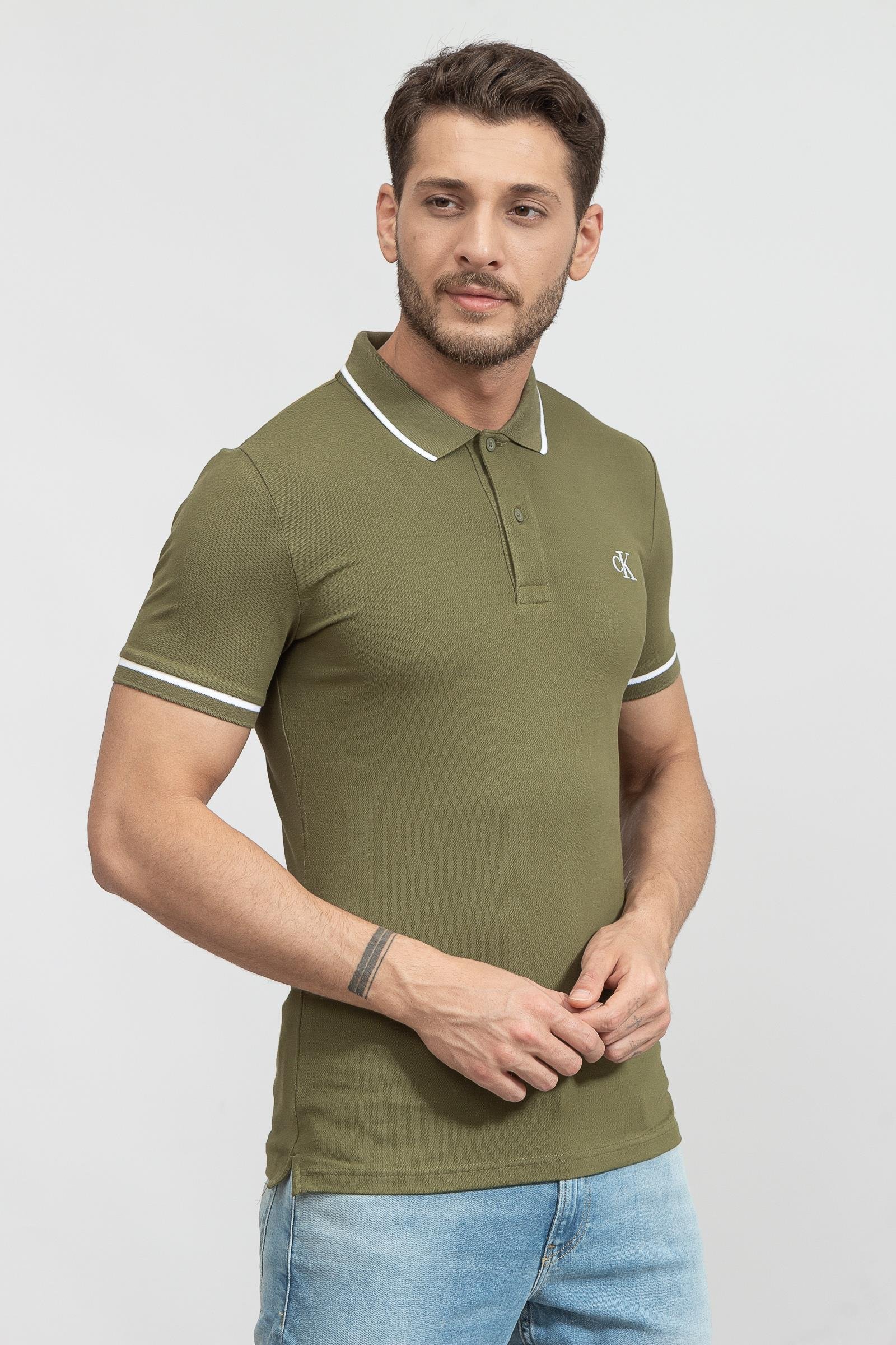 Calvin Klein Erkek Polo Yaka T-Shirt