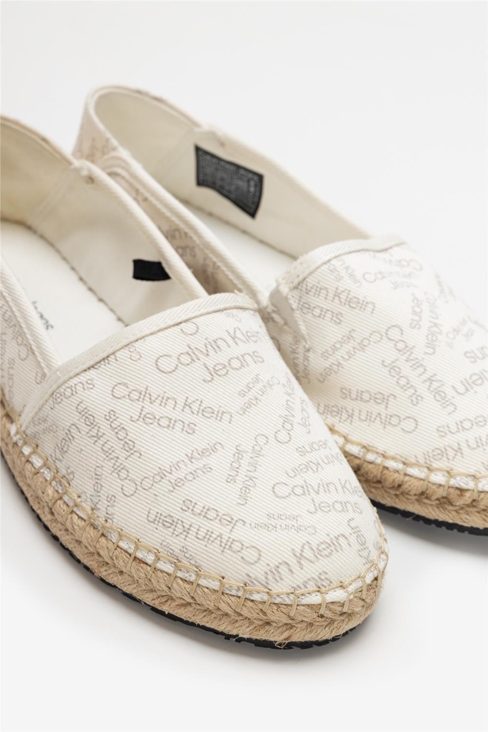 Calvin Klein Espadrilles Denim White Kadın Espadril