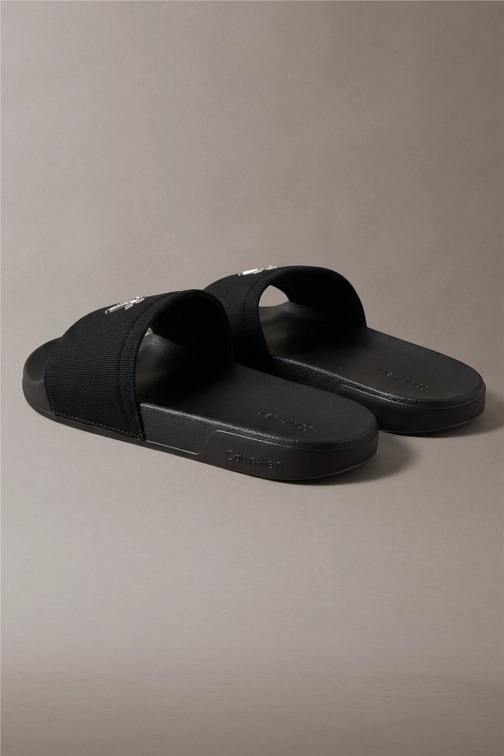 Calvin Klein Ess Slide Canvas Hdw Kadın Terlik Siyah