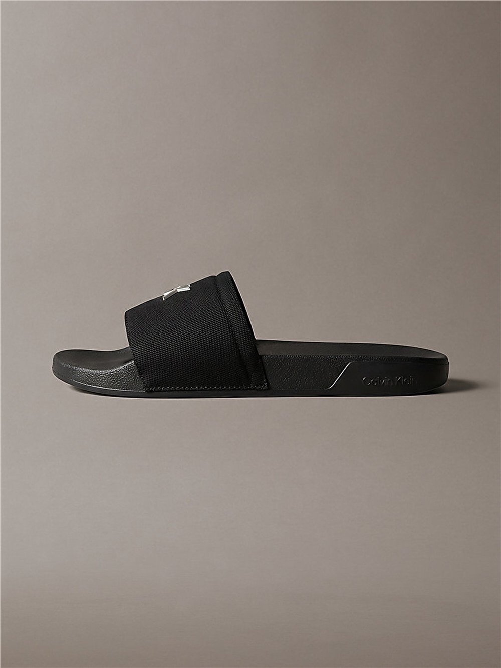 Calvin Klein Ess Slide Canvas Hdw Kadın Terlik Siyah