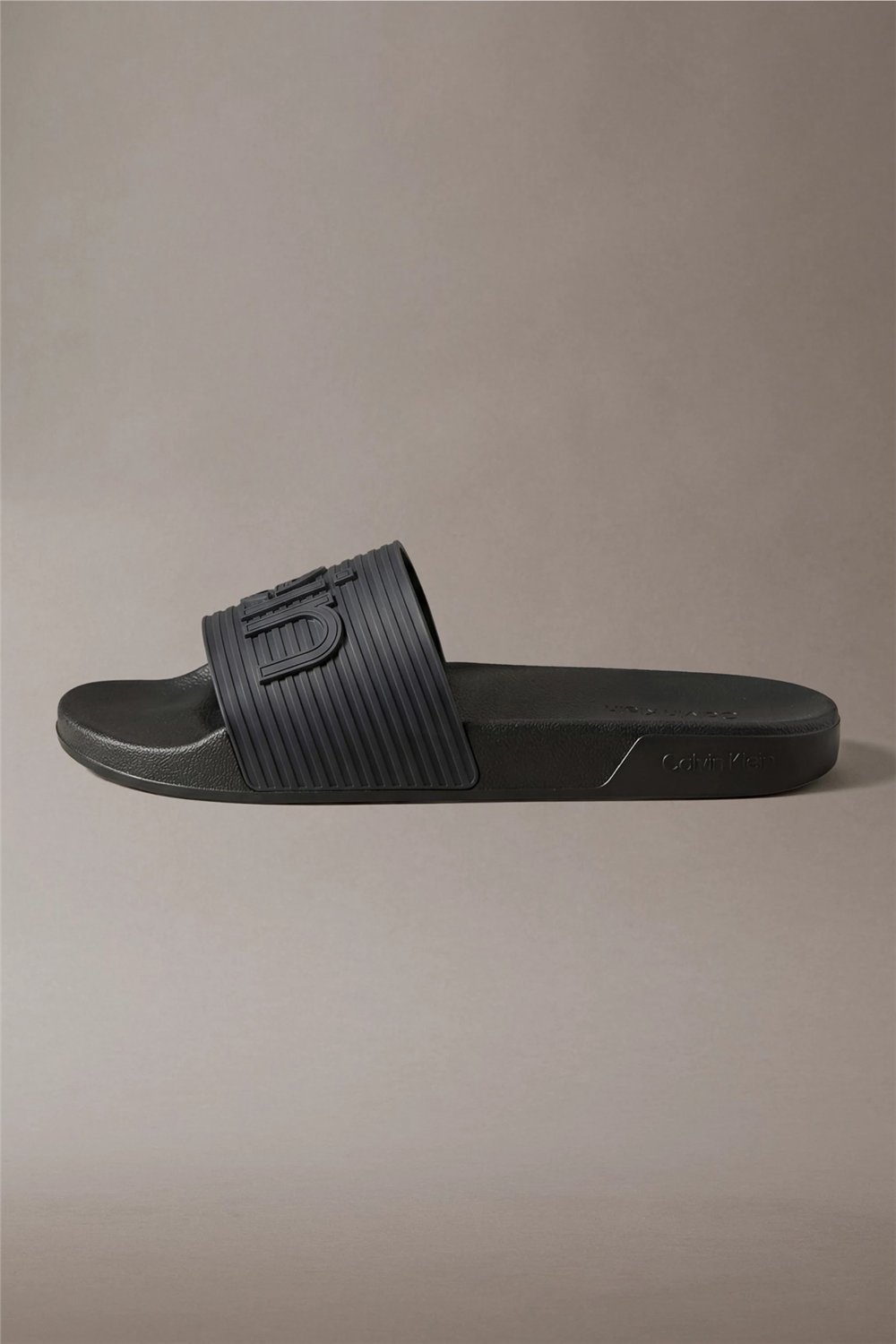 Calvin Klein Ess Slide Texture Erkek Terlik Siyah