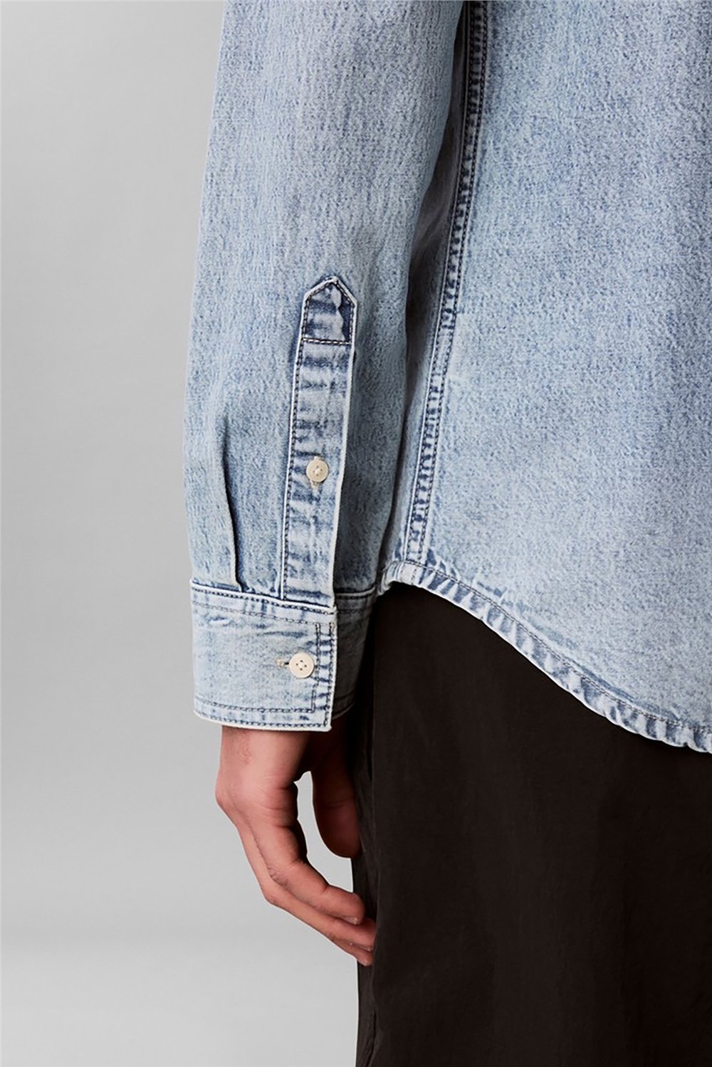Calvin Klein Essential Classic Pale Blue Ston Erkek Gömlek