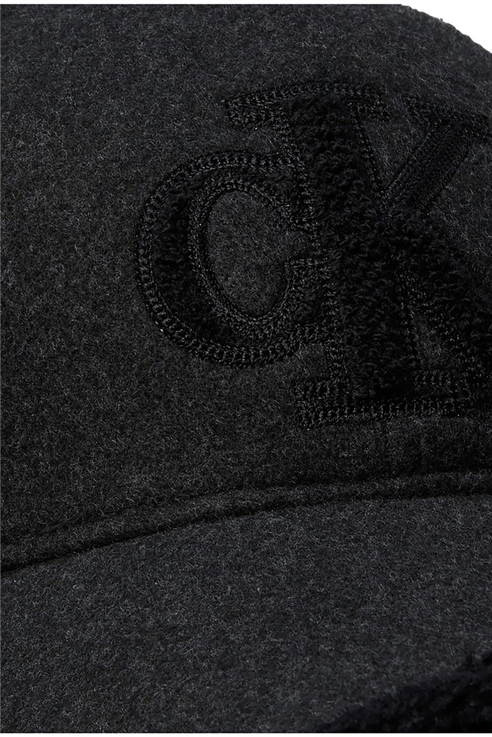 Calvin Klein Felt/ Sherpa Cap W/ Chenille Log Kadın Baseball Şapka Siyah