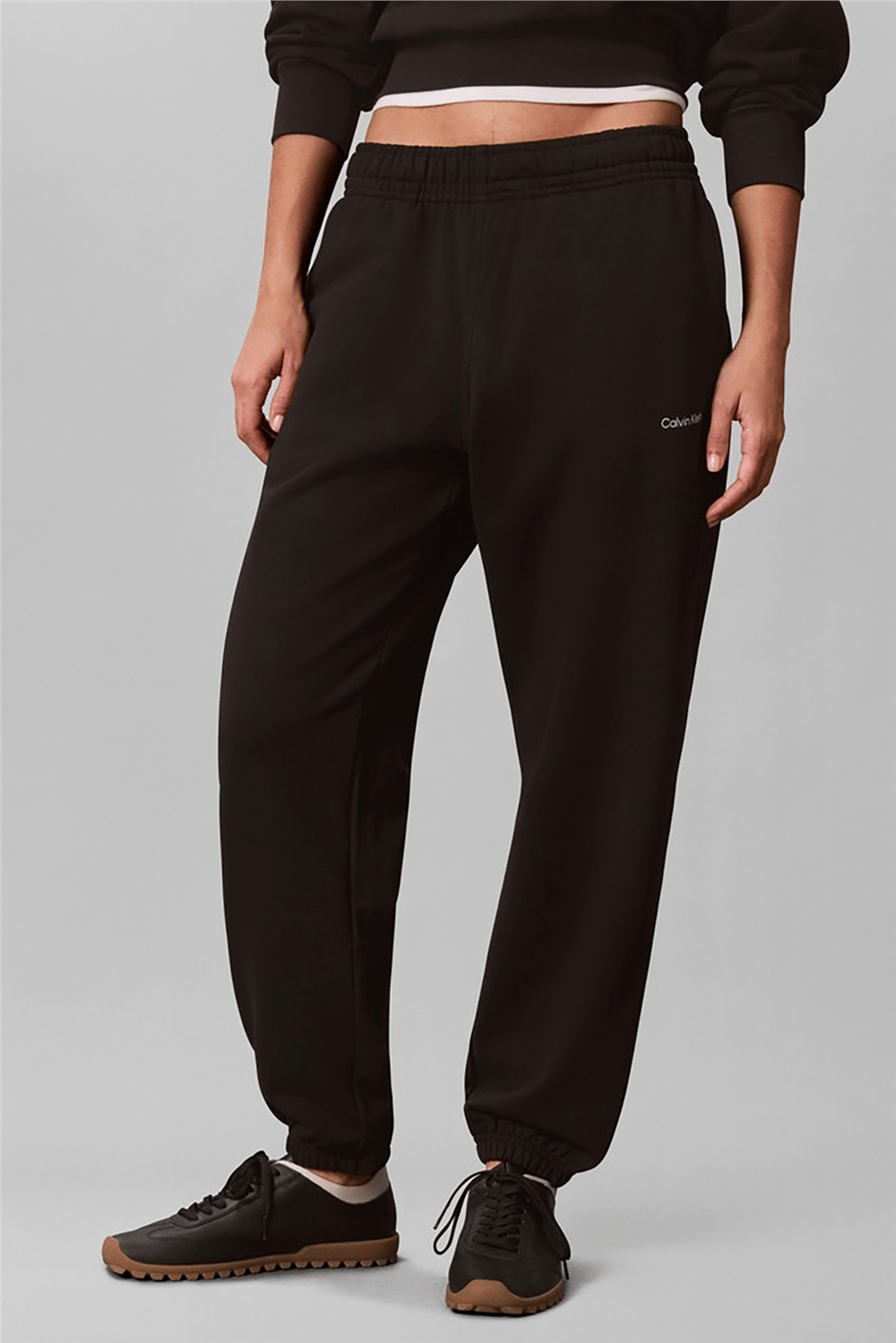 Calvin Klein Feminine Logo Kadın Eşofman Altı Siyah