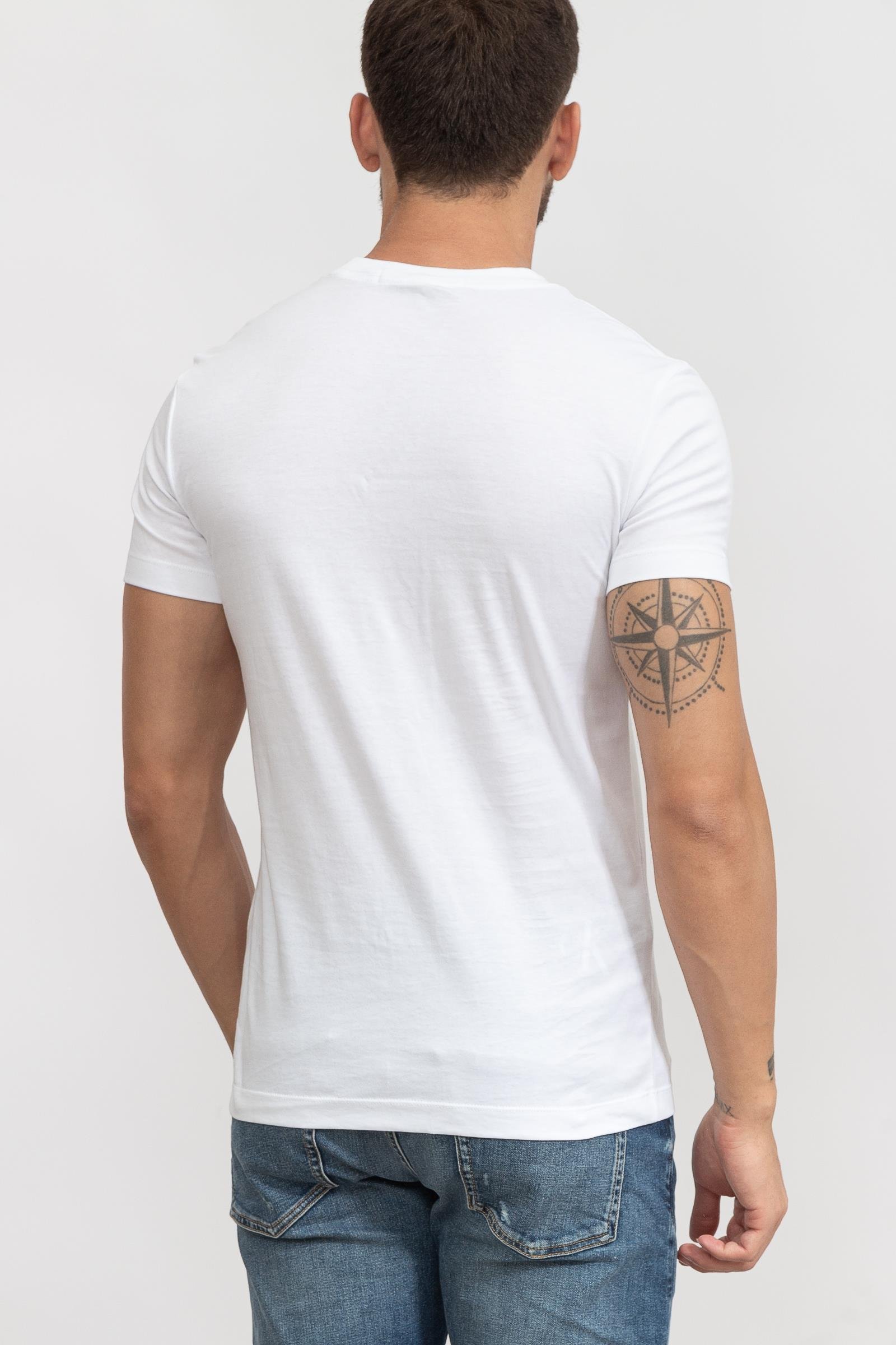 Calvin Klein Filled Ck Erkek Bisiklet Yaka T-Shirt