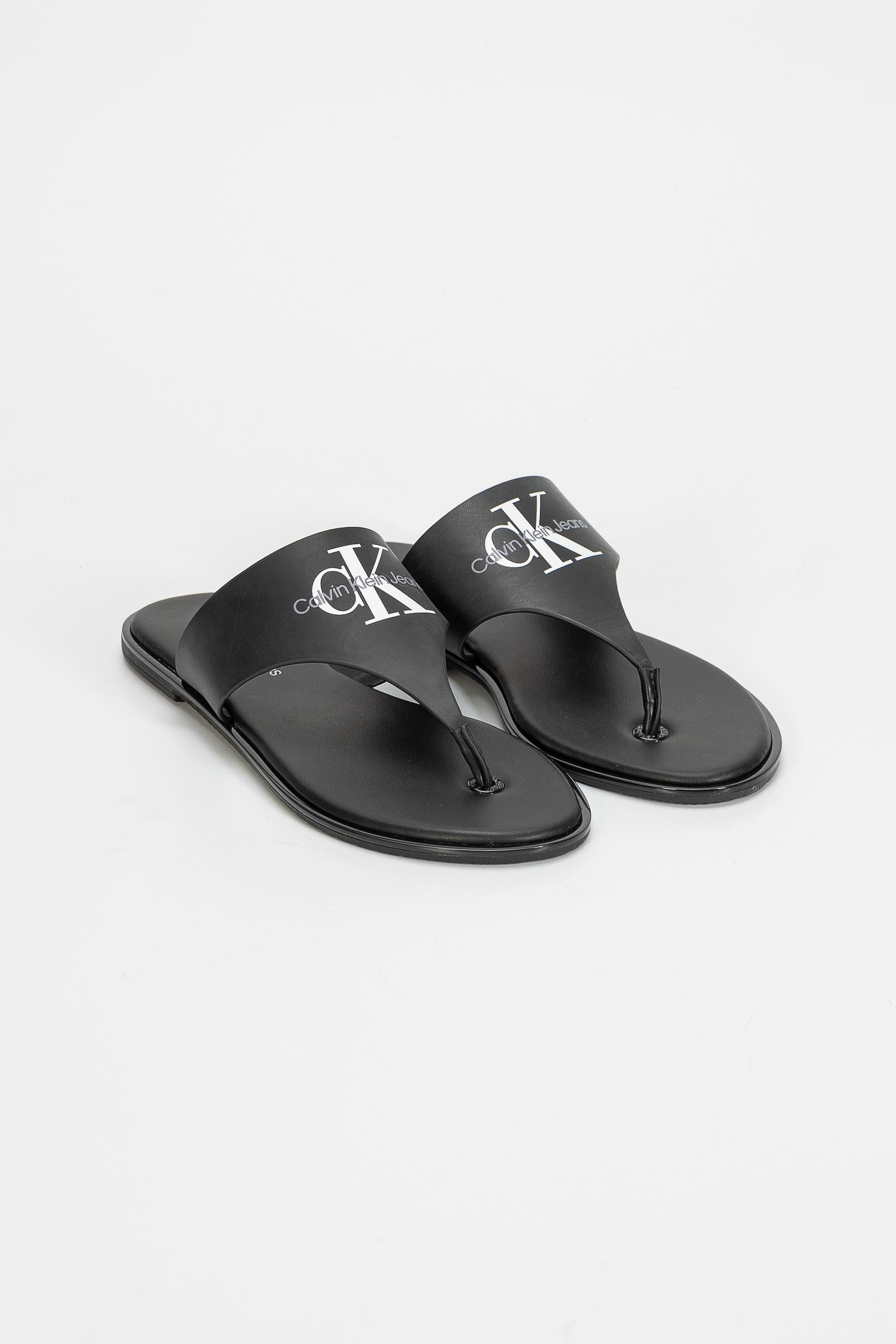 Calvin Klein Flat Sandal Toe Slide Lth Kadın Sandalet