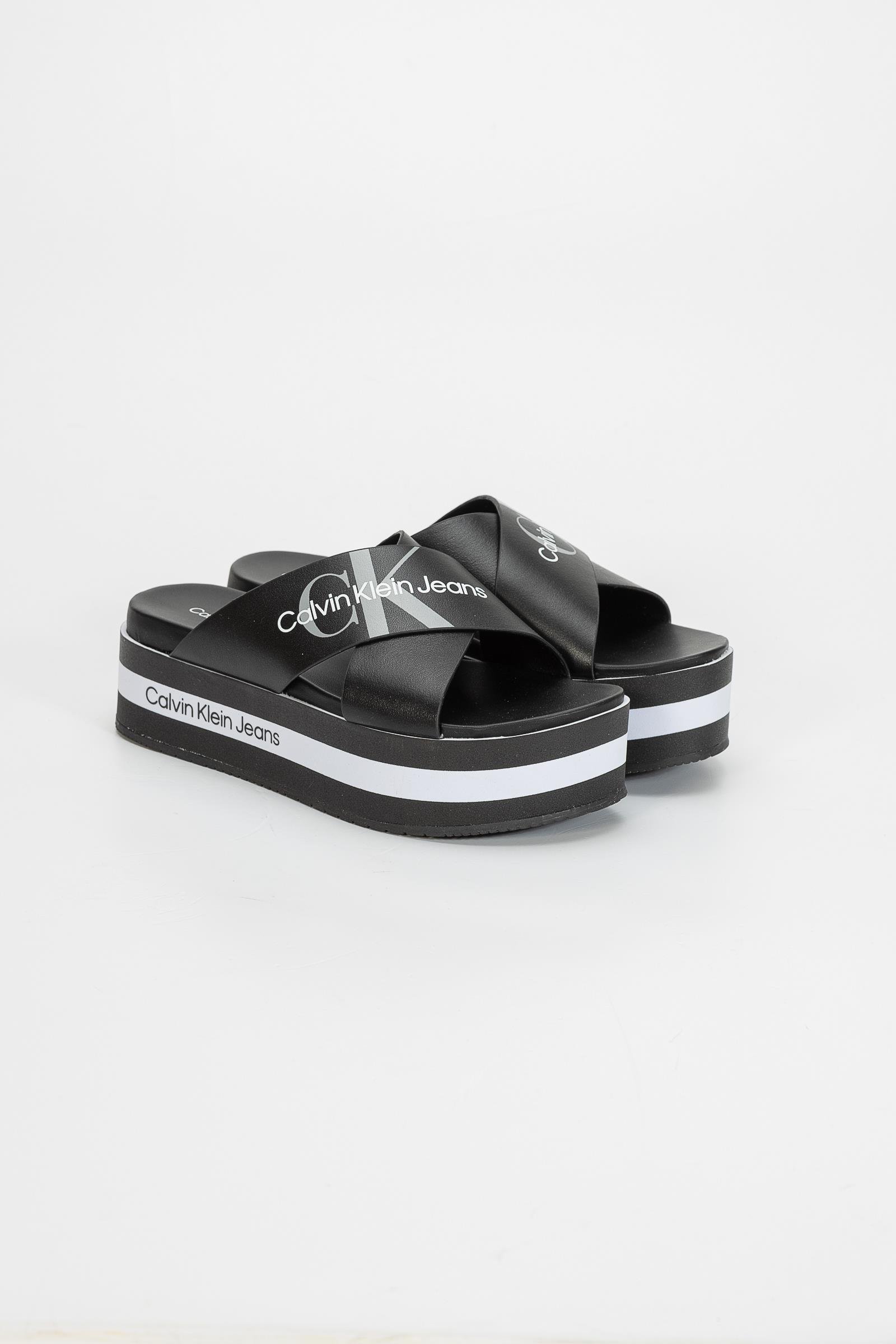 Calvin Klein Flatform Sandal Crisscross Kadın Sandalet