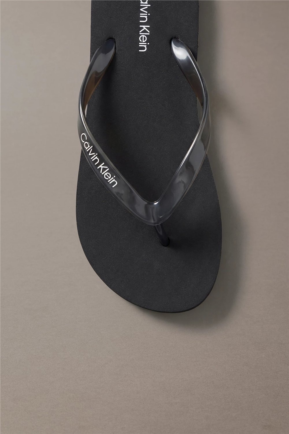 Calvin Klein Flip Flop Tpu Metall Kadın Terlik Siyah
