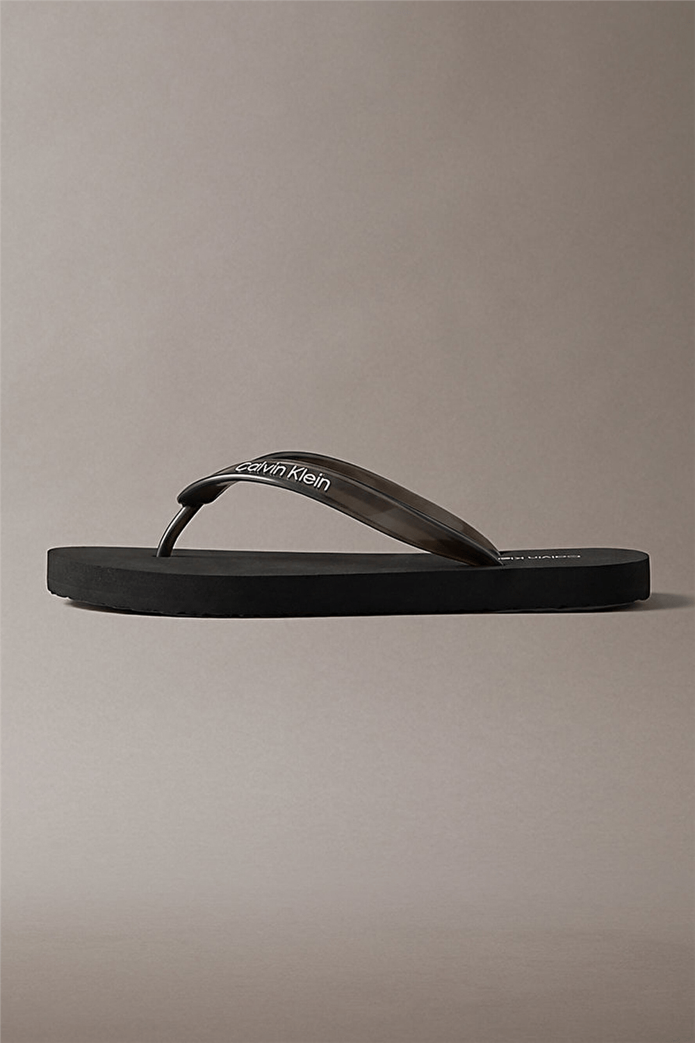 Calvin Klein Flip Flop Tpu Metall Kadın Terlik Siyah