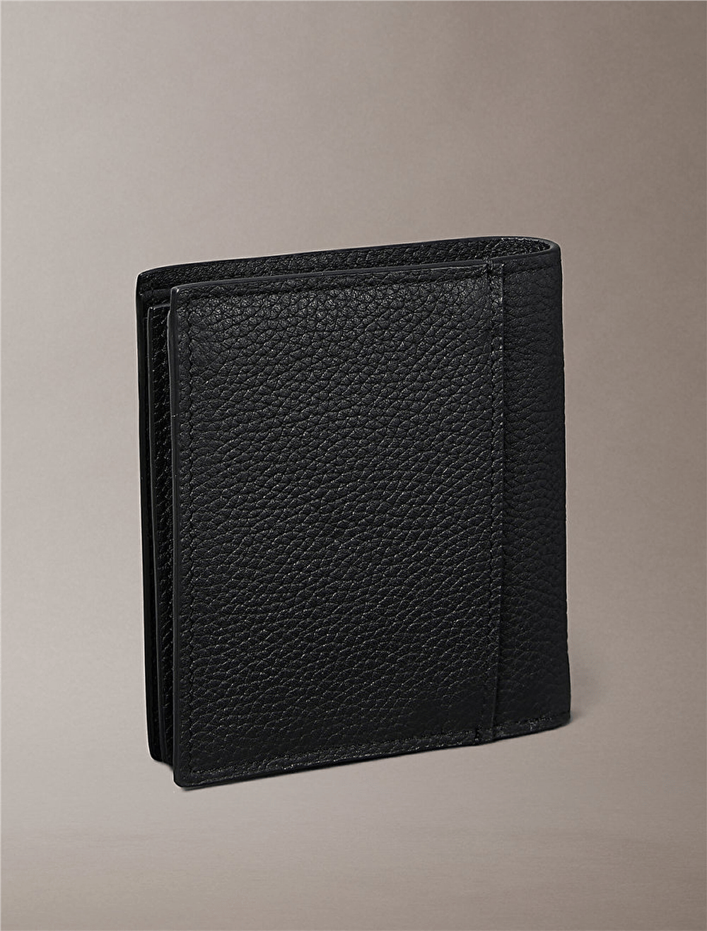Calvin Klein Foil Emboss Slim Trifold W Coin Erkek Cüzdan Siyah