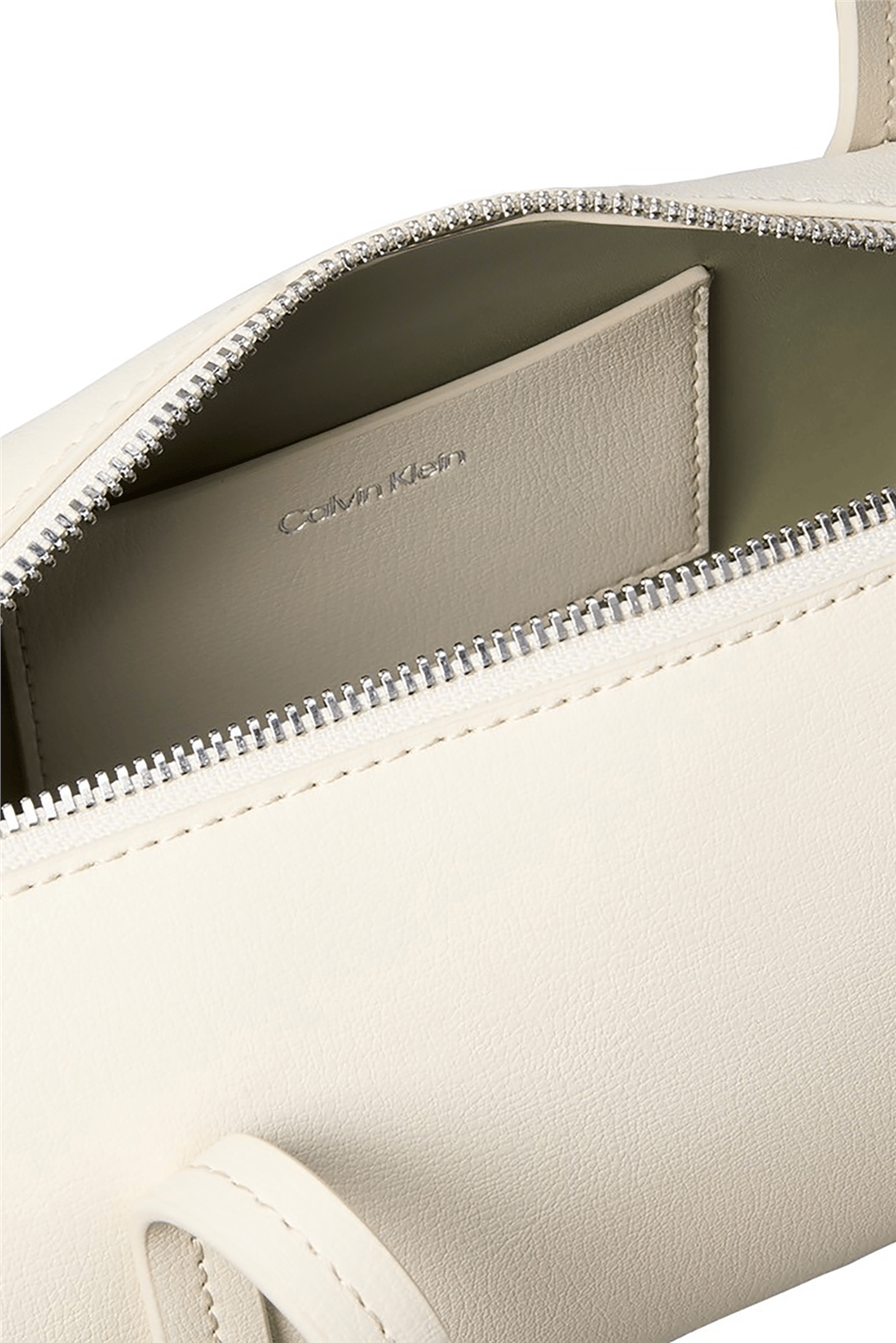 Calvin Klein Foil Logo Small Duffle Bag Kadın Spor Çantası Bej