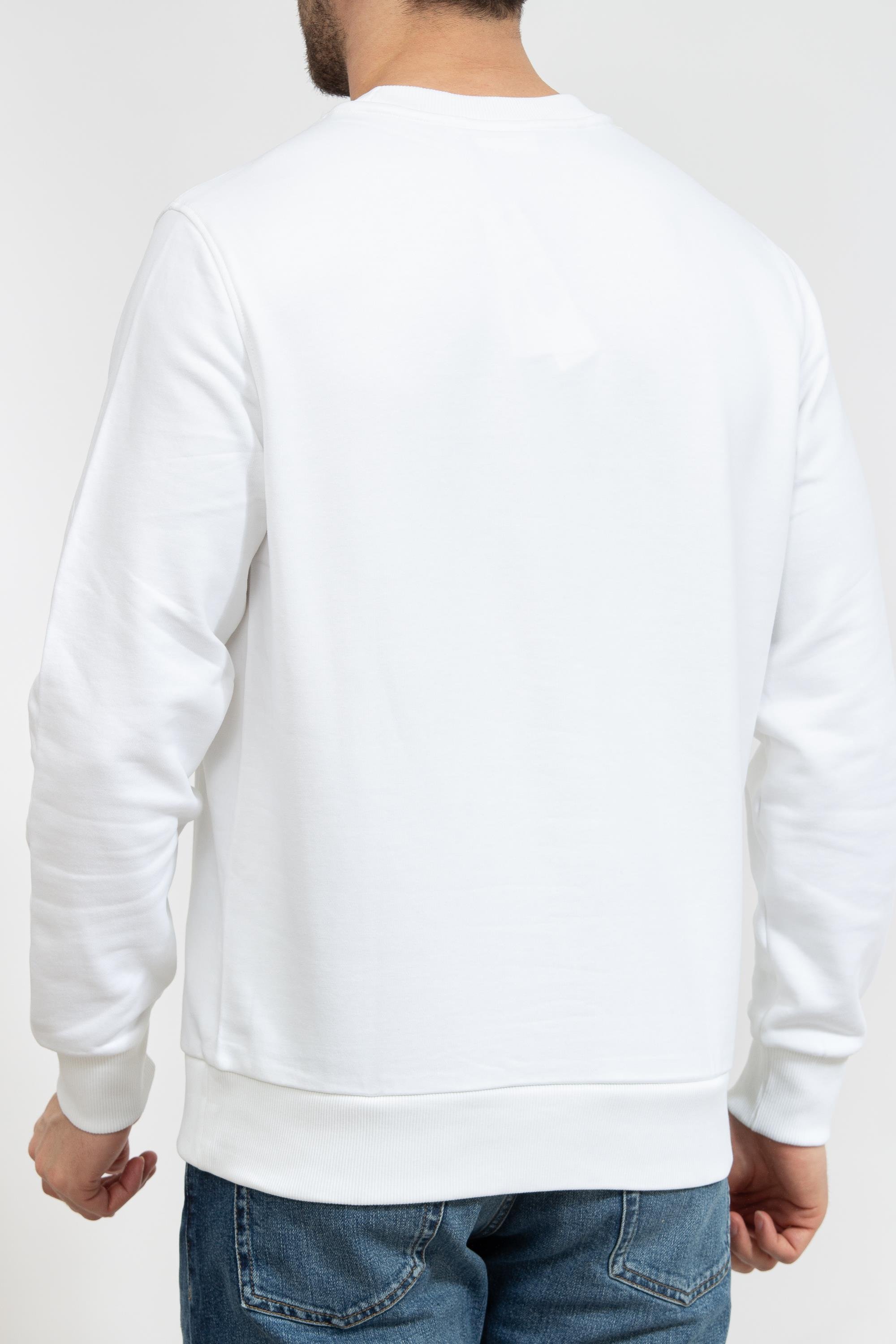 Calvin Klein Gloss Stencil Logo Erkek Bisiklet Yaka Sweatshirt