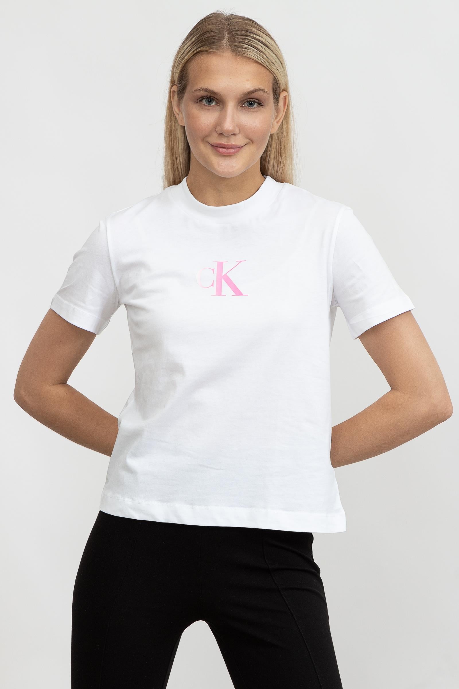 Calvin Klein Gradient Ck Kadın Bisiklet Yaka T-Shirt